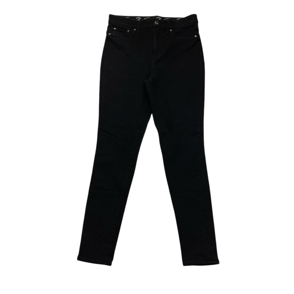 Seven7 Women’s Brooks Knit Denim Legging Size 8 Black Skinny Jean Comfy Casual